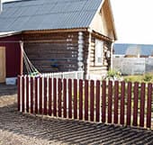 Фото 1 забора из штакетника, Северо-Казахстанская область, Круглоозёрное