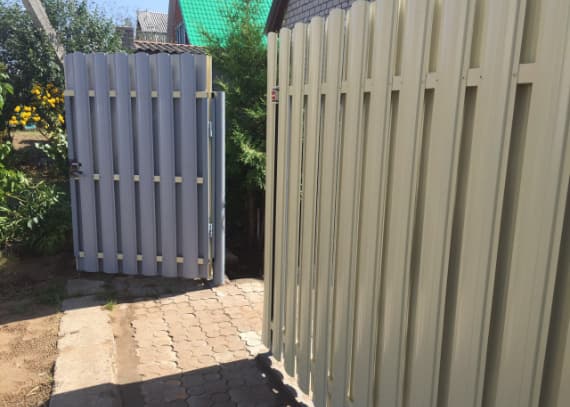 Фото 4 забора из штакетника, Северо-Казахстанская область, Деркул