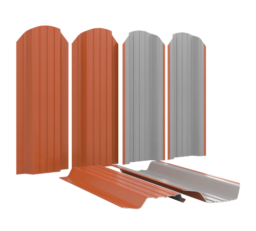 Металлоштакетник для забора П-образный Широкий в Уральске